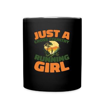 Xc Runner Course de cross-country - Mug uni - noir - Devant