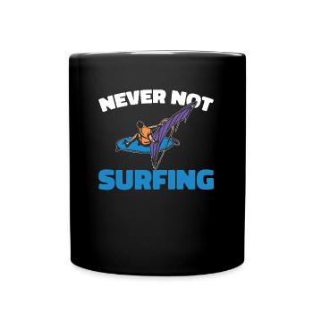 Windsurfing Windsurfers - Full Colour Mug - black - Front