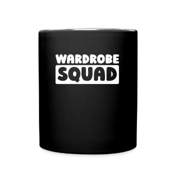 Detektiv Kader - Tasse einfarbig - Schwarz - Vorne