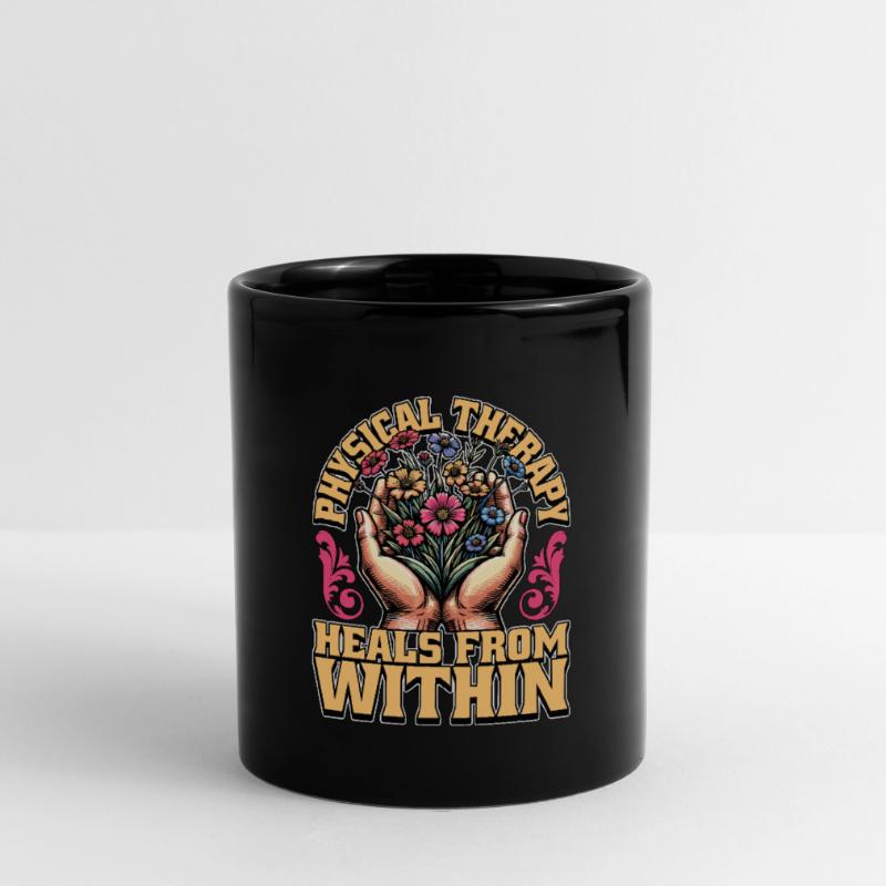 Physical Therapy Heals From Within Chiropractic Full Colour Mug