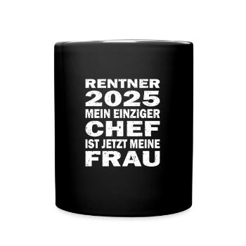 Retirement Pensioner Pension Sole My Wife - Full Colour Mug - black - Front