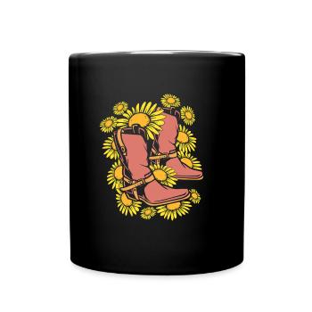 Floristry Florist Florist Bouquet - Full Colour Mug - black - Front