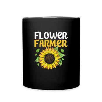 Floristry Florist Florist Bouquet - Full Colour Mug - black - Front