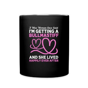 Bullmastiff - Mug uni - noir - Devant