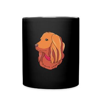 Boykin Spaniel - Full Colour Mug - black - Front