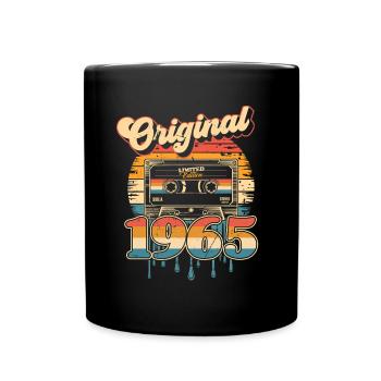 60th Birthday 60 Years Born 1965 Man Woman - Full Colour Mug - black - Front