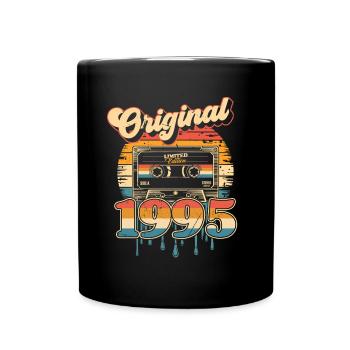 30th Birthday 30 Years Born 1995 Man Woman - Full Colour Mug - black - Front