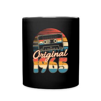 60th Birthday 60 Years Born 1965 Man Woman - Full Colour Mug - black - Front