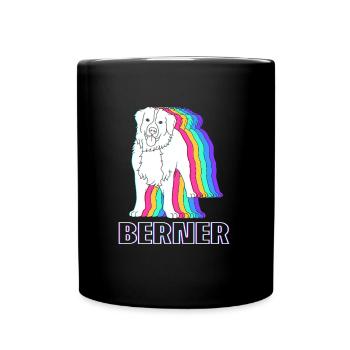 Bouvier bernois - Mug uni - noir - Devant