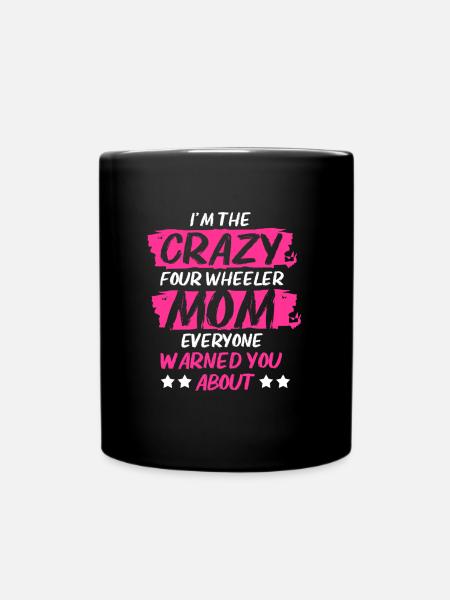 Quad bike - Full Colour Mug - black