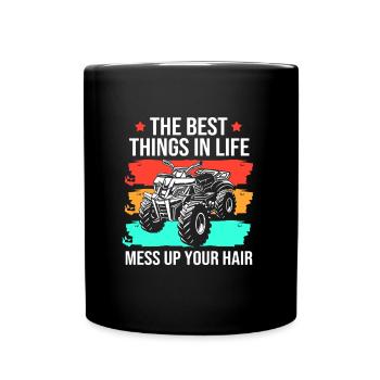 Quad bike - Full Colour Mug - black - Front