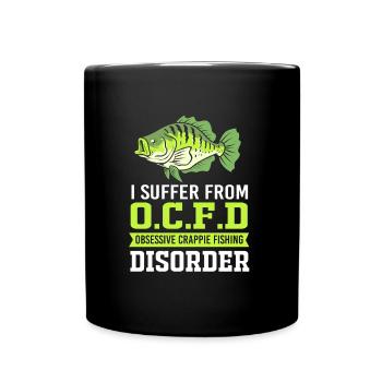 Crappie Fish Perch Sunfish - Full Colour Mug - black - Front