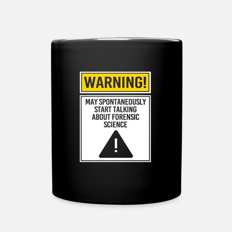 Forensik Forensiker Rechtsmedizin - Tasse einfarbig - Schwarz