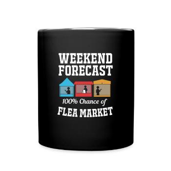 Flea market flea market - Full Colour Mug - black - Front