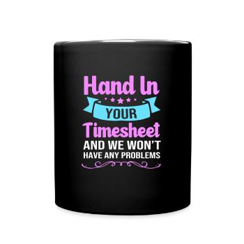 HR Manager - Full Colour Mug - black - Front