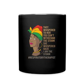 Atmen Atmung Atemwegstherapeut Sauerstoff - Tasse einfarbig - Schwarz - Vorne