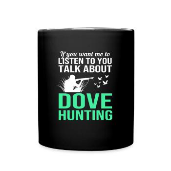 Chasse aux pigeons Chasse aux chasseurs - Mug uni - noir - Devant