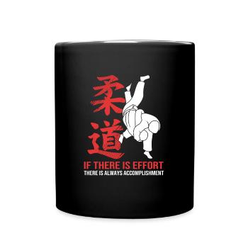 Judo - Tasse einfarbig - Schwarz - Vorne