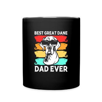 Great Dane - Full Colour Mug - black - Front