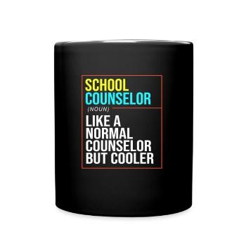 Schulbetreuer Schulberater Mentor School Counselor - Full Colour Mug - black - Front