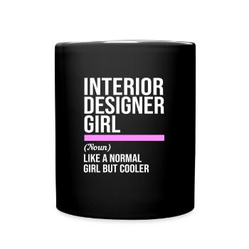 Architecture Architect Interior Designer - Full Colour Mug - black - Front