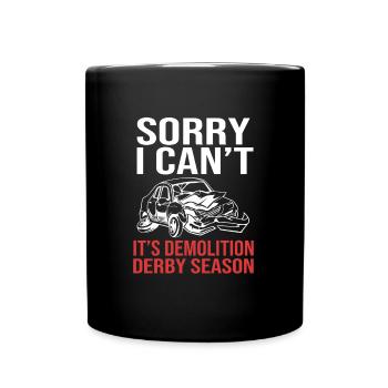 Demolition of the derby - Full Colour Mug - black - Front