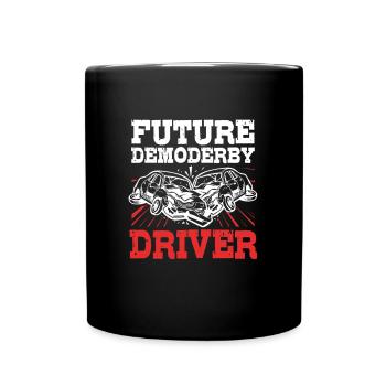 Derby de démolition - Mug uni - noir - Devant