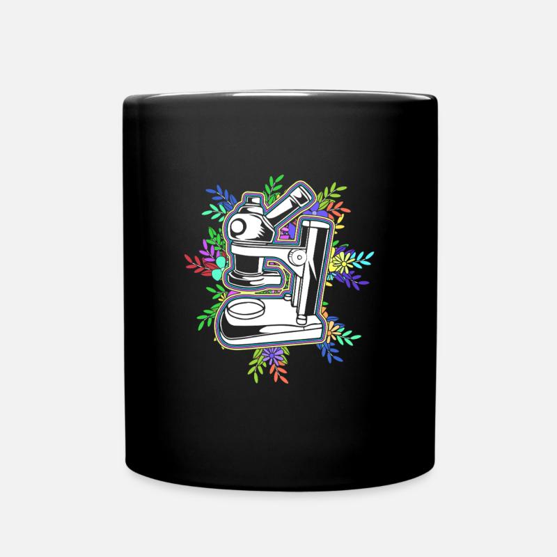 Laboratoire Bio Chimie Microscope Laboratoire - Mug uni - noir