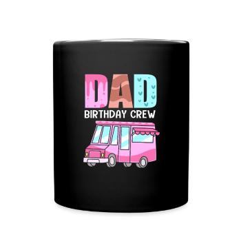 Eiscreme Eiswagen Eis Eisdiele - Full Colour Mug - black - Front