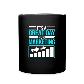 Marketing Manager - Full Colour Mug - black - Front