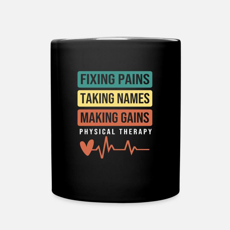 Physiotherapie Physio Physiotherapeut - Tasse einfarbig - Schwarz