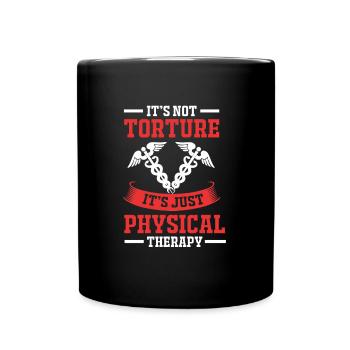 Physio Physiotherapy Physiotherapist - Full Colour Mug - black - Front