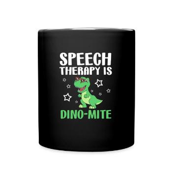 Speech Therapist Speech Therapist - Full Colour Mug - black - Front