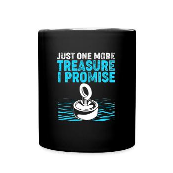 Magnetangeln Angeln Magnet Angler - Tasse einfarbig - Schwarz - Vorne