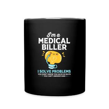 Medizin Coder - Tasse einfarbig - Schwarz - Vorne