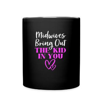 Midwife - Full Colour Mug - black - Front