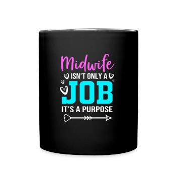 Midwife - Full Colour Mug - black - Front