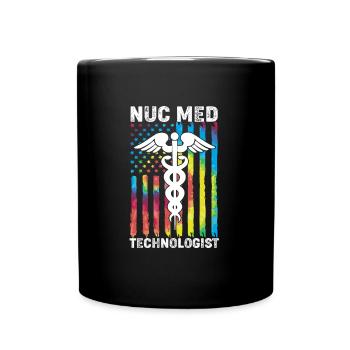 Radiologie Nuklear Atom Nuklearmedizin - Tasse einfarbig - Schwarz - Vorne