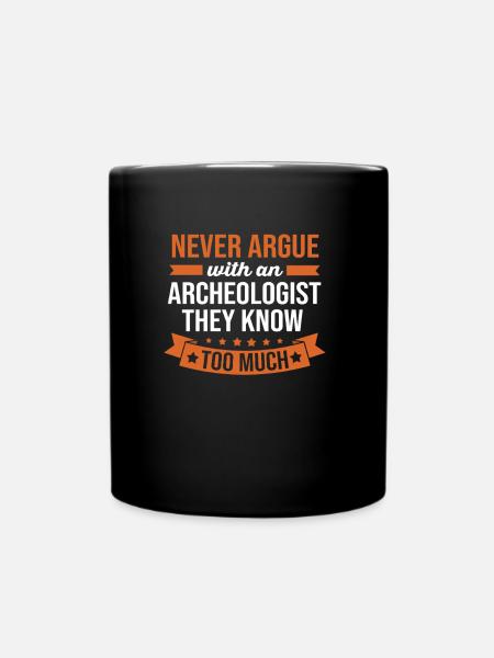 Archaeology - Full Colour Mug - black