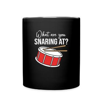 Schlagzeug Schlagzeuger Drumsticks - Tasse einfarbig - Schwarz - Vorne