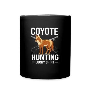 Chasseur de coyotes - Mug uni - noir - Devant
