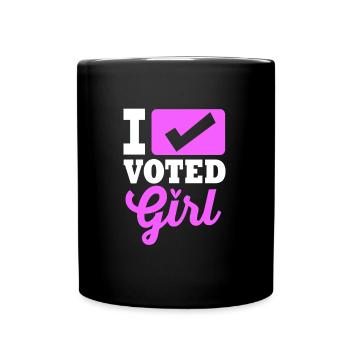 Baby Party Juli Team Girl - Tasse einfarbig - Schwarz - Vorne