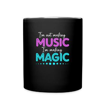 DJ Djing Label Clavier - Mug uni - noir - Devant