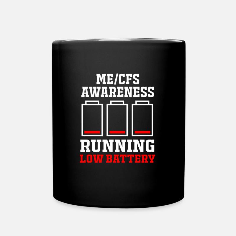 ME CFS - Tasse einfarbig - Schwarz