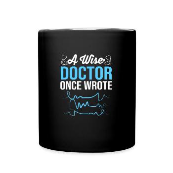 Nurse Hospital Nursing Gift - Full Colour Mug - black - Front