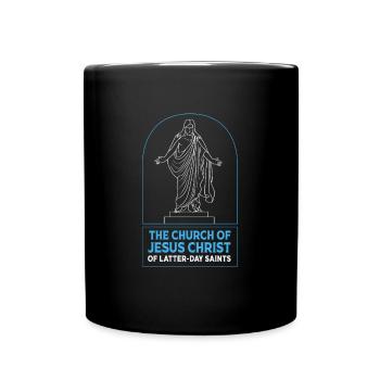Mormonen Kirche - Tasse einfarbig - Schwarz - Vorne