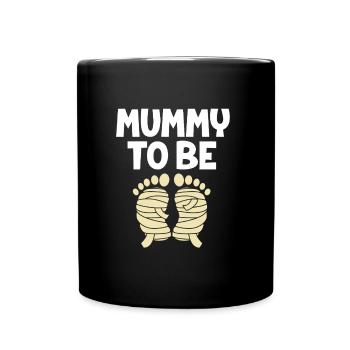 Gender Reveal Halloween Babyshower - Tasse einfarbig - Schwarz - Vorne