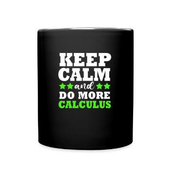 Mathematik mathematisch Mathe Mathematiker - Tasse einfarbig - Schwarz - Vorne