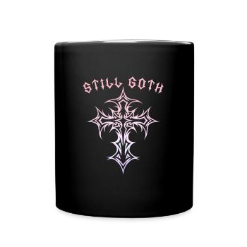 Toujours gothique ! Esthétique gothique Croix Y2K - Mug uni - noir - Devant