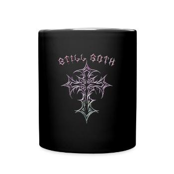 Toujours gothique ! Esthétique gothique Croix Y2K - Mug uni - noir - Devant